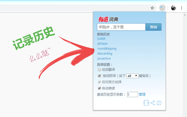 有道翻译网页版无法保存记录