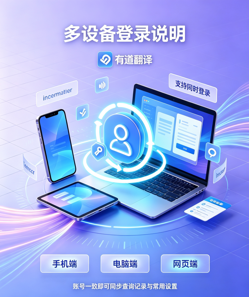 有道翻译电脑手机同步