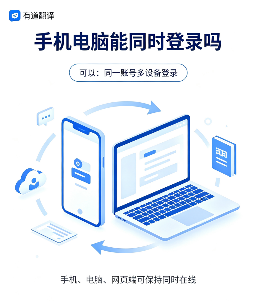 有道翻译电脑手机同步